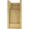 Ekena Millwork 8"W x 8"D x 16"H Wide Mediterranean Rough Cedar Woodgrain TimberThane Corbel, Primed Tan CORUR08X08X16MEDRCPR - alternate 4